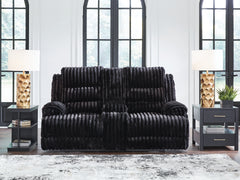 Diamond Furniture - Ashley Furniture - Rhine Falls Reclining Loveseat with Console - DBL REC PWR Loveseat w/Console - PC4280596