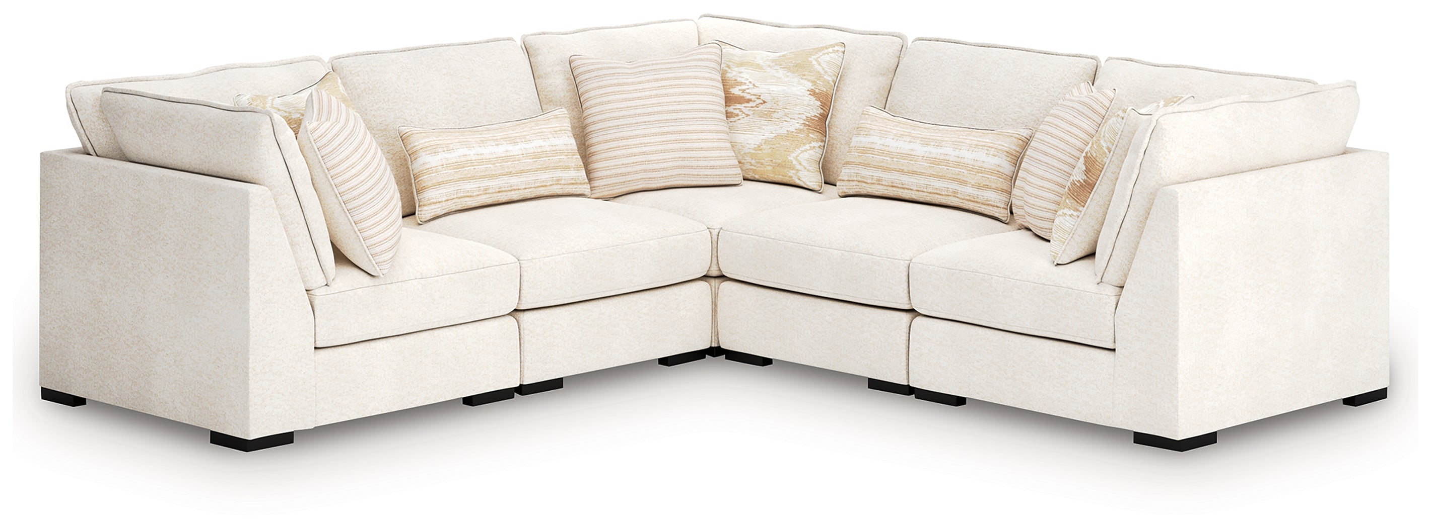 Diamond Furniture - Ashley Furniture - Donelson Creek 5-Piece Sectional - 5-Piece Sectional - 48002S1