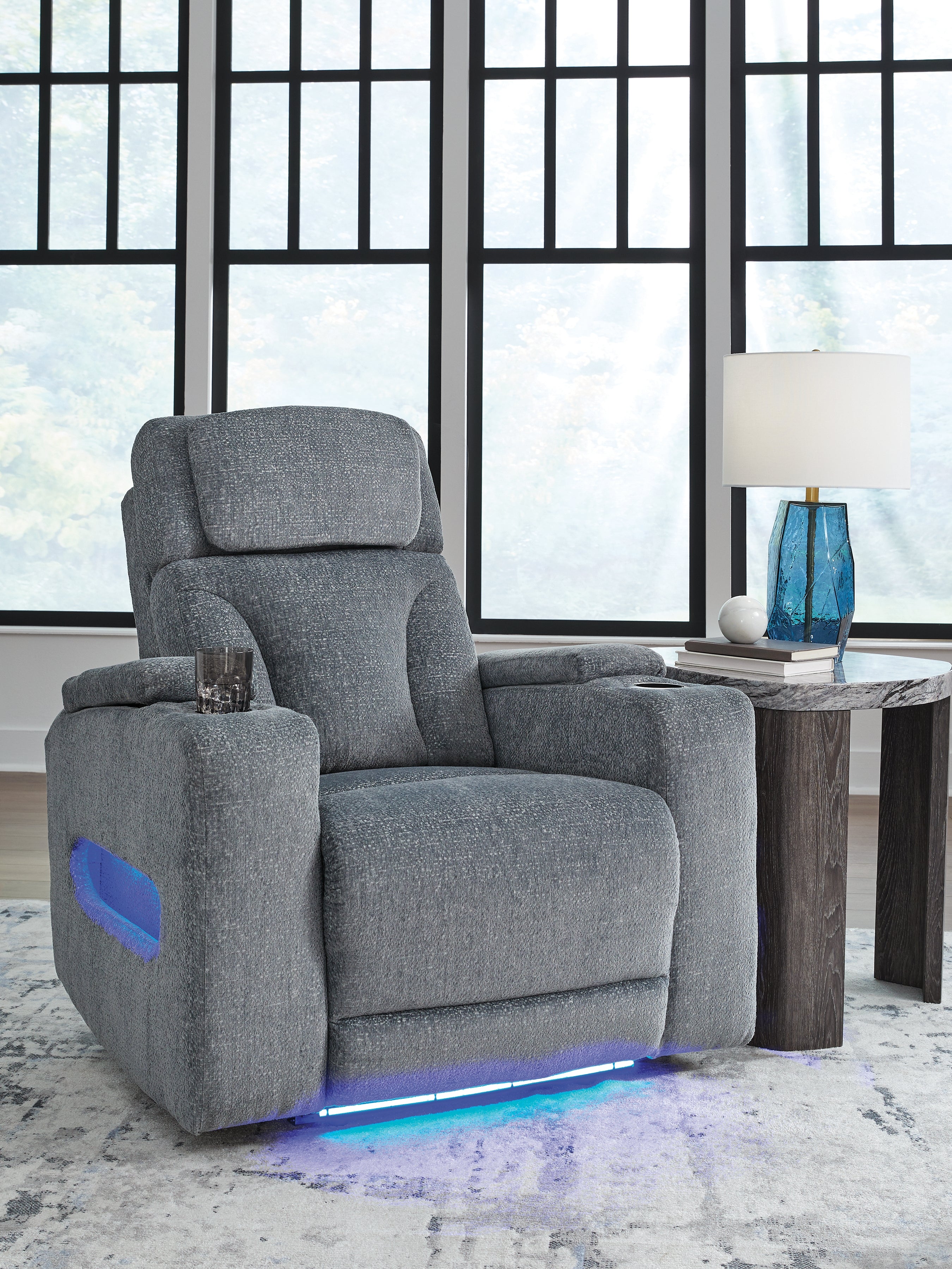 Diamond Furniture - Ashley Furniture - Studio Cave Power Recliner - PWR Recliner/ADJ Headrest - PC4980213
