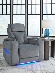Diamond Furniture - Ashley Furniture - Studio Cave Power Recliner - PWR Recliner/ADJ Headrest - PC4980213