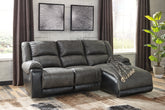 Diamond Furniture - Ashley Furniture - Nantahala 3-Piece Reclining Sectional with Chaise - 3-Piece Reclining Sectional with Chaise - 50301S9
