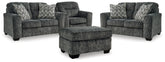 Diamond Furniture - Ashley Furniture - Lonoke 2 Loveseats, Oversized Chair and Ottoman - 2 Loveseats, Oversized Chair and Ottoman - 50504U7
