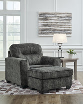 Diamond Furniture - Ashley Furniture - Lonoke Oversized Chair and Ottoman - Oversized Chair and Ottoman - 50504U2