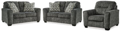 Diamond Furniture - Ashley Furniture - Lonoke 2 Loveseats and Chair - 2 Loveseats and Chair - 50504U4