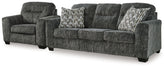 Diamond Furniture - Ashley Furniture - Lonoke Sofa and Oversized Chair - Sofa and Oversized Chair - 50504U11