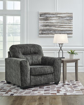 Diamond Furniture - Ashley Furniture - Lonoke Oversized Chair - Chair and a Half - 5050423