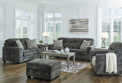 Diamond Furniture - Ashley Furniture - Lonoke Sofa, Loveseat, Oversized Chair and Ottoman - Sofa, Loveseat, Oversized Chair and Ottoman - 50504U3