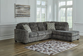 Diamond Furniture - Ashley Furniture - Lonoke 2-Piece Sectional with Chaise - LAF 2-Piece Sectional with Chaise - 50504S2