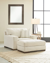 Diamond Furniture - Ashley Furniture - Maggie Oversized Chair and Ottoman - Oversized Chair and Ottoman - 52003U6