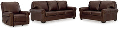 Diamond Furniture - Ashley Furniture - Colleton Sofa, Loveseat and Recliner - Sofa, Loveseat and Recliner - 52107U3