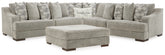 Diamond Furniture - Ashley Furniture - Bayless 3-Piece Sectional and Ottoman - 3-Piece Sectional and Ottoman - 52304U2