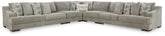 Diamond Furniture - Ashley Furniture - Bayless 5-Piece Sectional - LAF 5-Piece Sectional - 52304S3