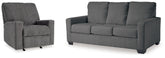 Diamond Furniture - Ashley Furniture - Rannis Full Sofa Sleeper and Recliner - Full Sofa Sleeper and Recliner - 53602U1