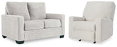 Diamond Furniture - Ashley Furniture - Rannis Twin Sofa Sleeper and Recliner - Twin Sofa Sleeper and Recliner - 53603U1