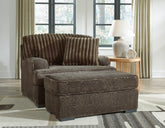 Diamond Furniture - Ashley Furniture - Aylesworth Oversized Chair and Ottoman - Oversized Chair and Ottoman - 53702U1