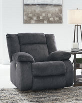 Diamond Furniture - Ashley Furniture - Burkner Power Recliner - Power Rocker Recliner - 5380498