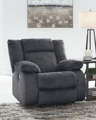 Diamond Furniture - Ashley Furniture - Burkner Power Recliner - Power Rocker Recliner - 5380498