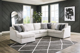 Diamond Furniture - Ashley Furniture - Koralynn 3-Piece Sectional with Chaise - RAF 3-Piece Sectional with Chaise - 54102S1