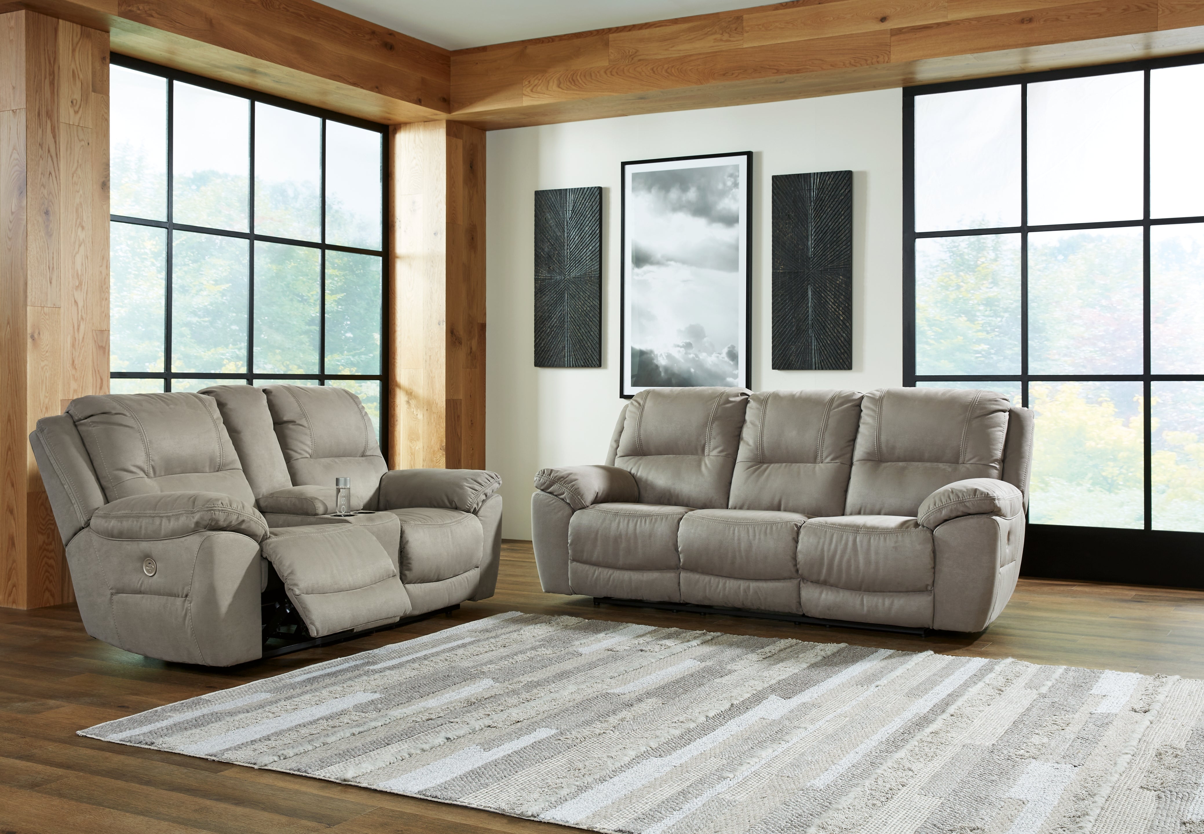 Diamond Furniture - Ashley Furniture - Next-Gen Gaucho Power Reclining Sofa and Loveseat - Power Reclining Sofa and Loveseat - 54203U2