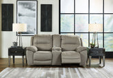 Diamond Furniture - Ashley Furniture - Next-Gen Gaucho Power Reclining Loveseat with Console - DBL REC PWR Loveseat w/Console - 5420396