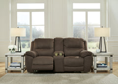 Diamond Furniture - Ashley Furniture - Next-Gen Gaucho Reclining Loveseat with Console - DBL Rec Loveseat w/Console - 5420494