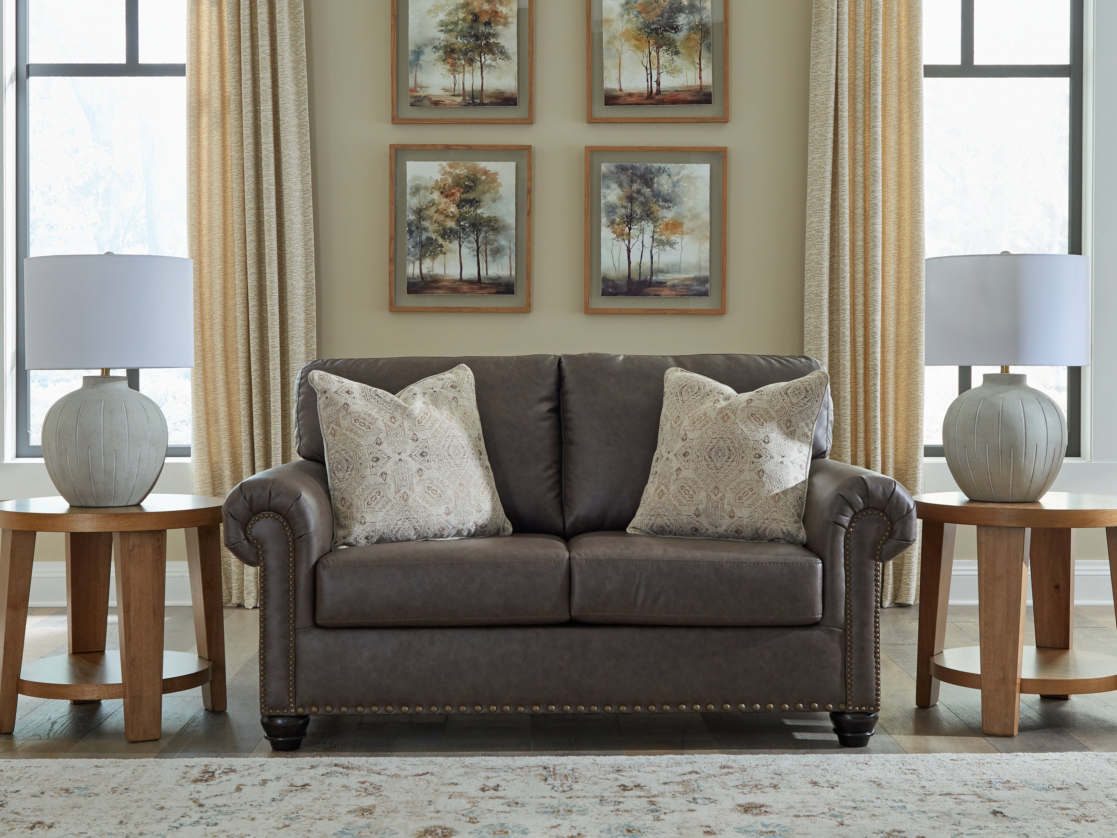 Diamond Furniture - Ashley Furniture - Roxmere Loveseat - Loveseat - 5550335