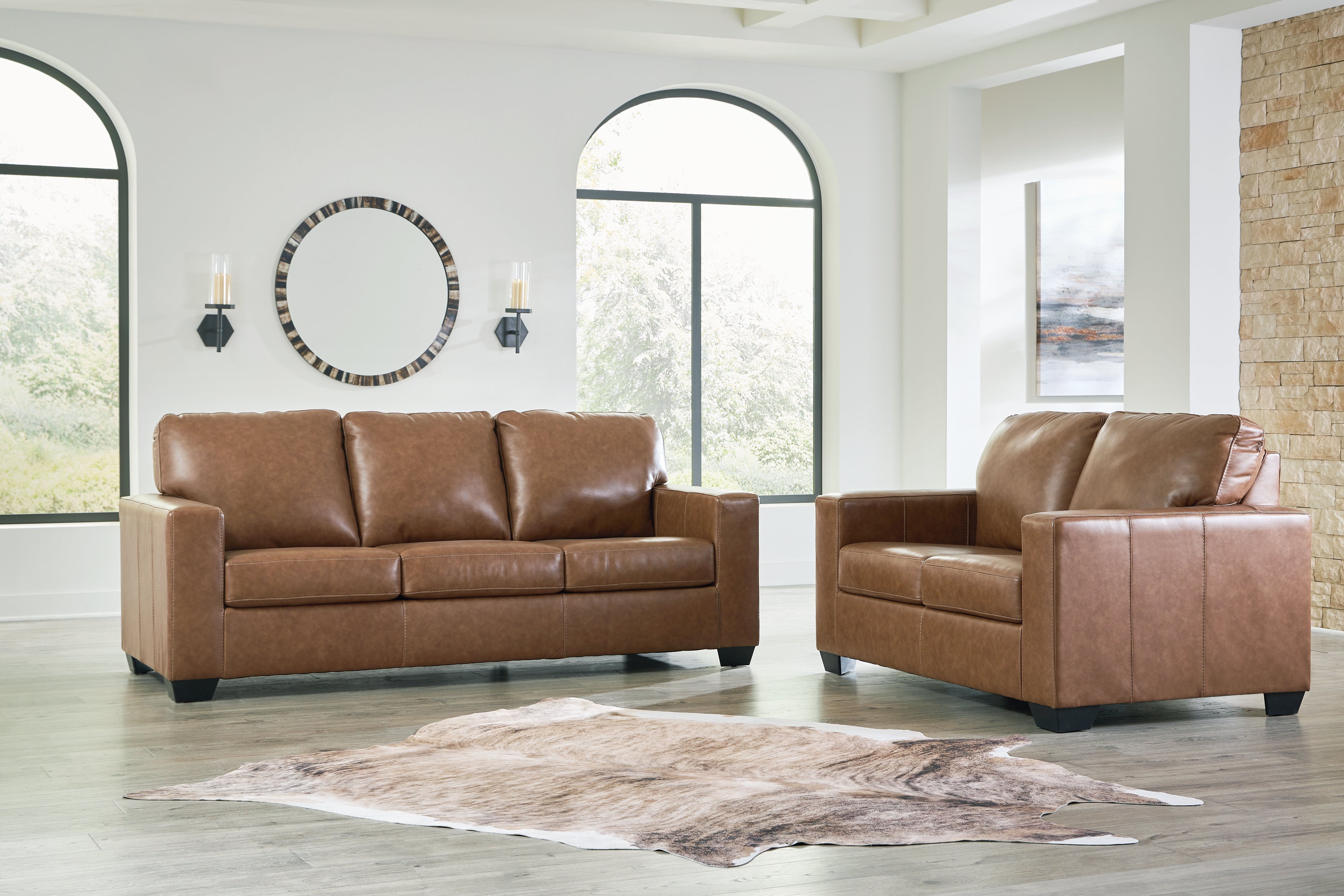 Diamond Furniture - Ashley Furniture - Bolsena Sofa and Loveseat - Sofa and Loveseat - 55603U1