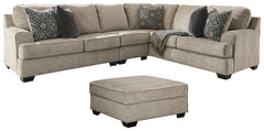 Diamond Furniture - Ashley Furniture - Bovarian 3-Piece Sectional with Ottoman - 3-Piece Sectional with Ottoman - 56103U2