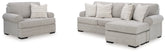 Diamond Furniture - Ashley Furniture - Eastonbridge Sofa Chaise and Oversized Chair - Sofa Chaise and Oversized Chair - 56603U3