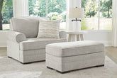 Diamond Furniture - Ashley Furniture - Eastonbridge Oversized Chair and Ottoman - Oversized Chair and Ottoman - 56603U2