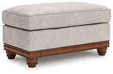 Diamond Furniture - Ashley Furniture - Clearbrooke Ottoman - Ottoman / Sandstone - PC5680314