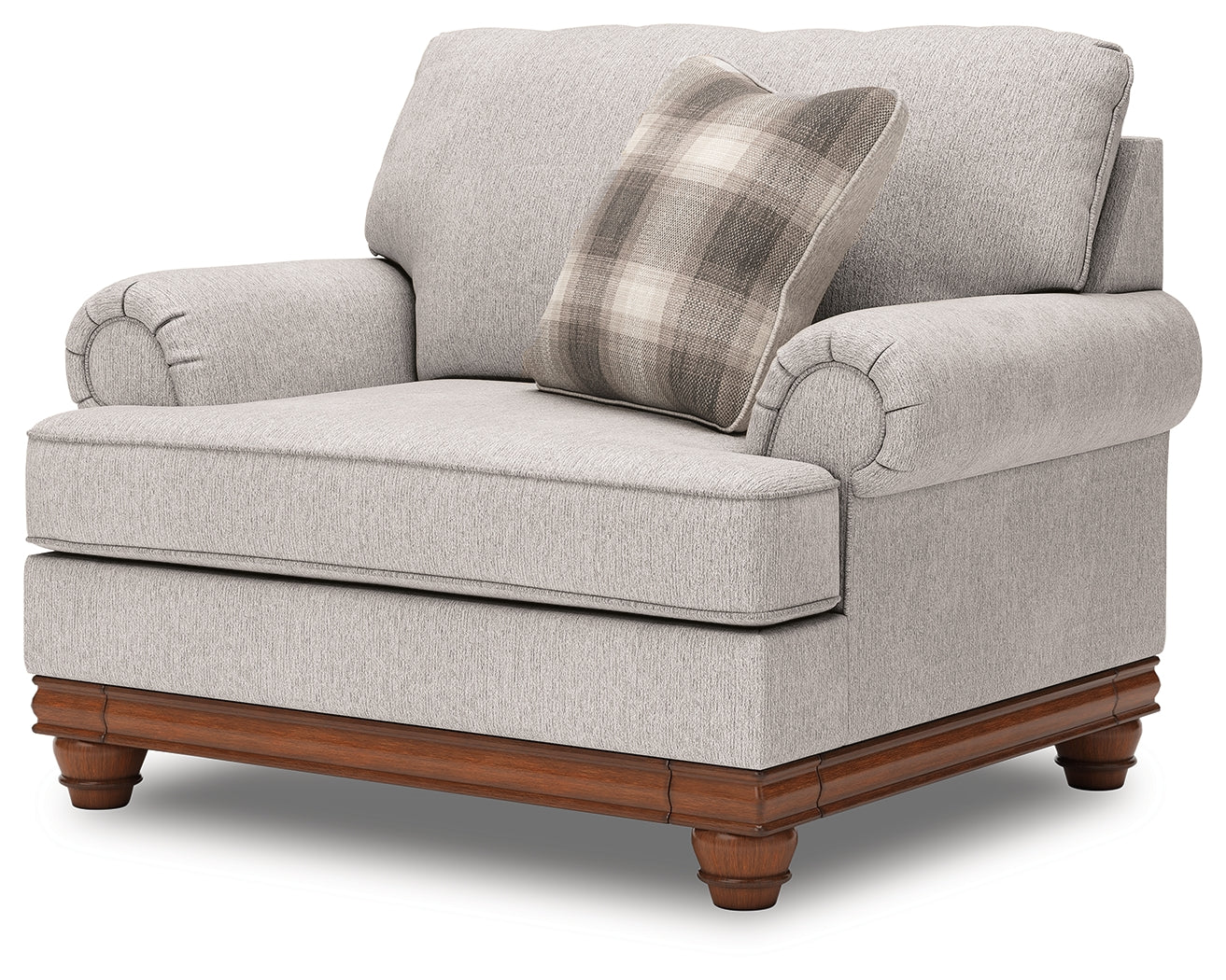 Diamond Furniture - Ashley Furniture - Clearbrooke Oversized Chair - Chair and a Half / Sandstone - PC5680323