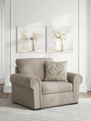 Diamond Furniture - Ashley Furniture - Sararose Oversized Chair - Chair and a Half - 5710223