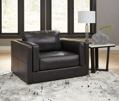 Diamond Furniture - Ashley Furniture - Amiata Oversized Chair - Chair and a Half - 5740523