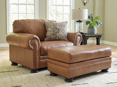 Diamond Furniture - Ashley Furniture - Carianna Oversized Chair and Ottoman - Oversized Chair and Ottoman - 57604U2