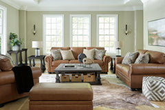 Diamond Furniture - Ashley Furniture - Carianna Sofa, Loveseat, Oversized Chair and Ottoman - Sofa, Loveseat, Oversized Chair and Ottoman - 57604U3