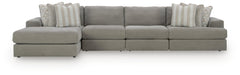 Diamond Furniture - Ashley Furniture - Avaliyah 4-Piece Sectional with Chaise - RAF 4-Piece Sectional with Chaise - 58103S15
