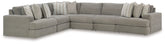 Diamond Furniture - Ashley Furniture - Avaliyah 6-Piece Sectional - RAF 6-Piece Sectional - 58103S7