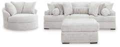 Diamond Furniture - Ashley Furniture - Cuddle Plush 3-Piece Sectional, Chair and Ottoman - 3-Piece Sectional, Chair and Ottoman - PC59106U1