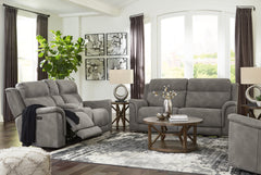 Diamond Furniture - Ashley Furniture - Next-Gen DuraPella Power Reclining Sofa, Loveseat and Recliner - Power Reclining Sofa, Loveseat and Recliner - 59301U4