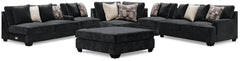 Lavernett 5-Piece Sectional and Ottoman