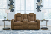 Diamond Furniture - Ashley Furniture - Wolfridge Power Reclining Loveseat - PWR REC Loveseat/CON/ADJ HDRST - 6070318