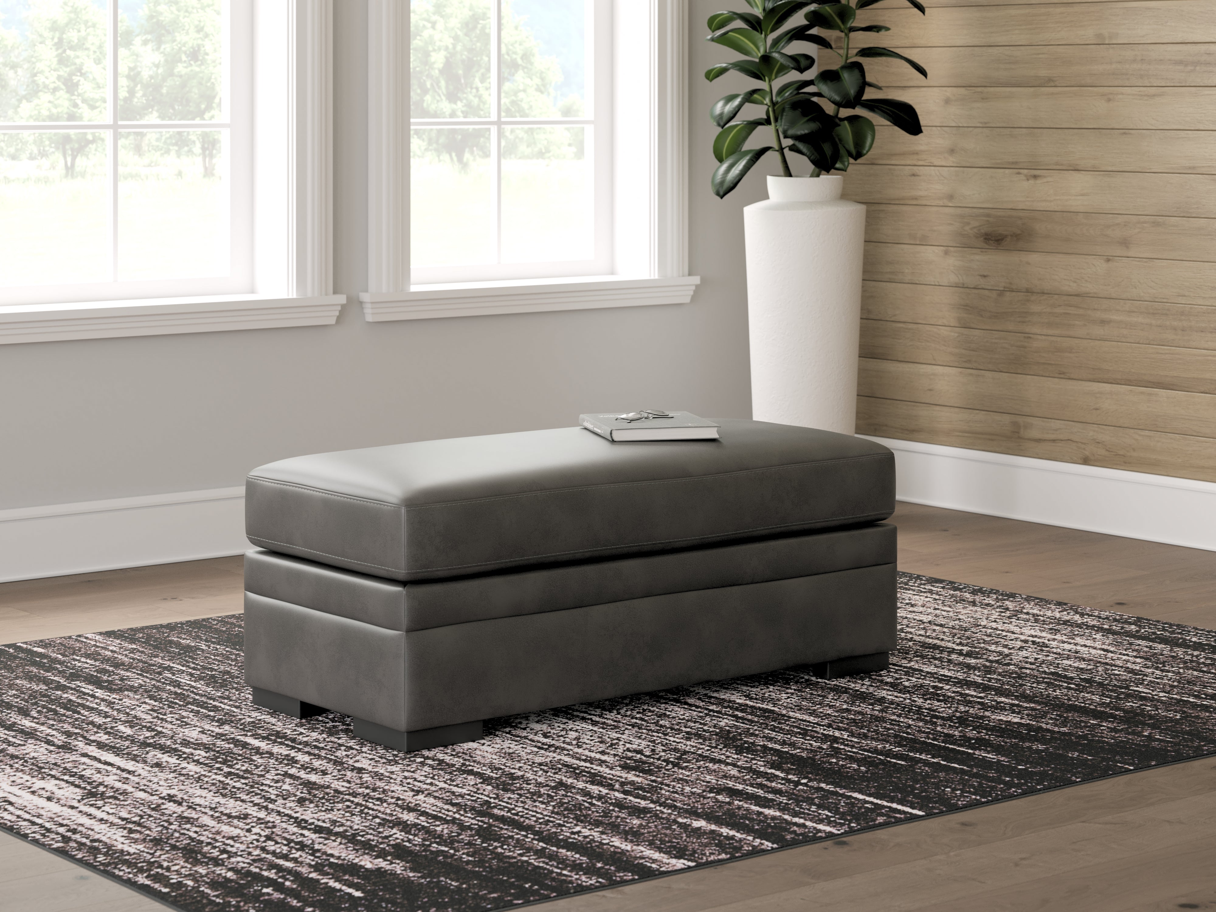 Diamond Furniture - Ashley Furniture - Lofton-Pike Oversized Accent Ottoman - Oversized Accent Ottoman - PC6161008