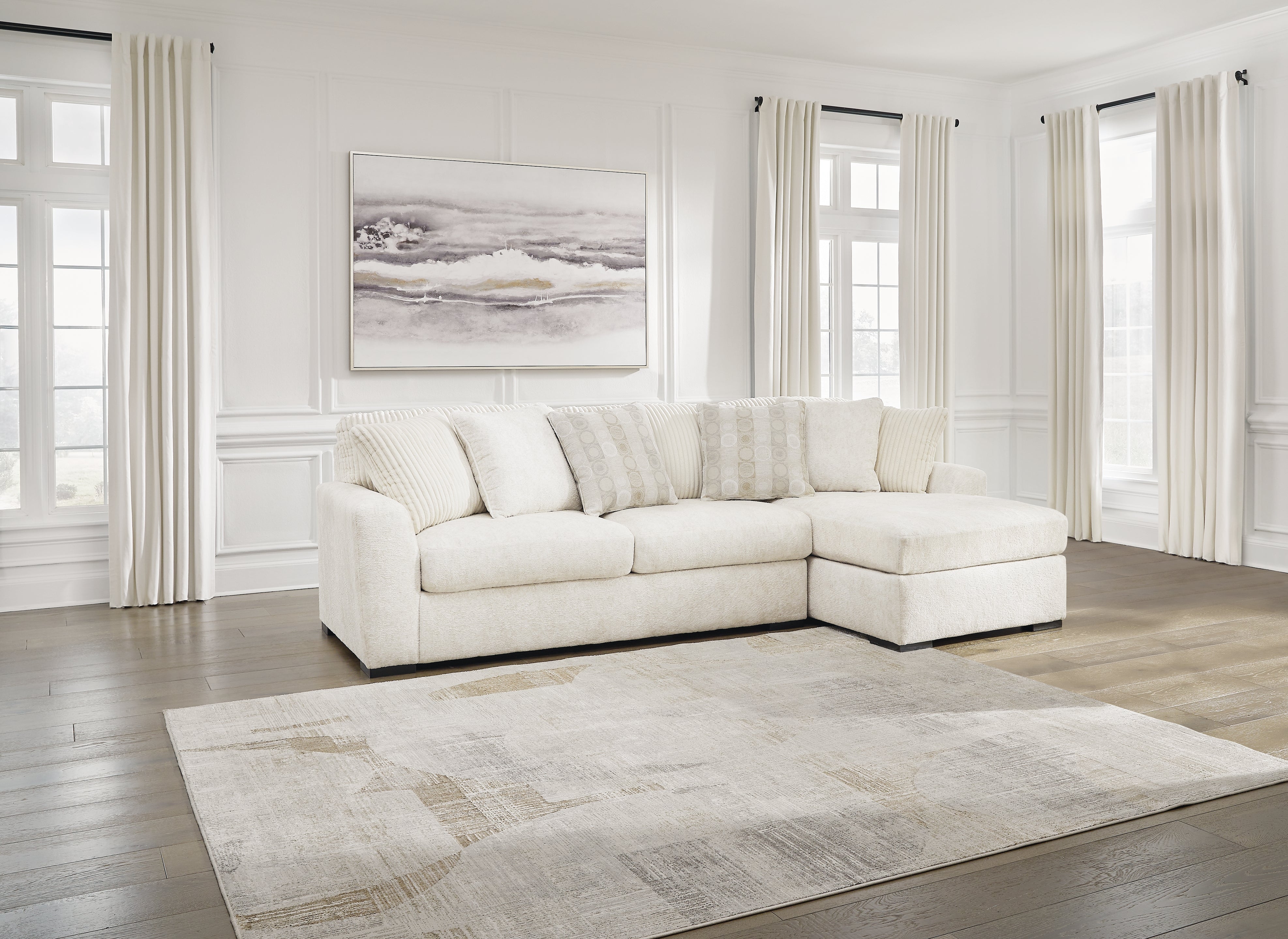 Diamond Furniture - Ashley Furniture - Chessington 2-Piece Sectional with Chaise - LAF 2-Piece Sectional with Chaise - 61904S2