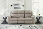 Diamond Furniture - Ashley Furniture - Lavenhorne Reclining Sofa with Drop Down Table - REC Sofa w/Drop Down Table - 6330789