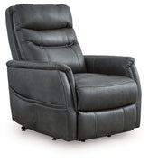 Diamond Furniture - Ashley Furniture - Strawbill Power Lift Recliner - Power Lift Recliner / Shadow - 6390912
