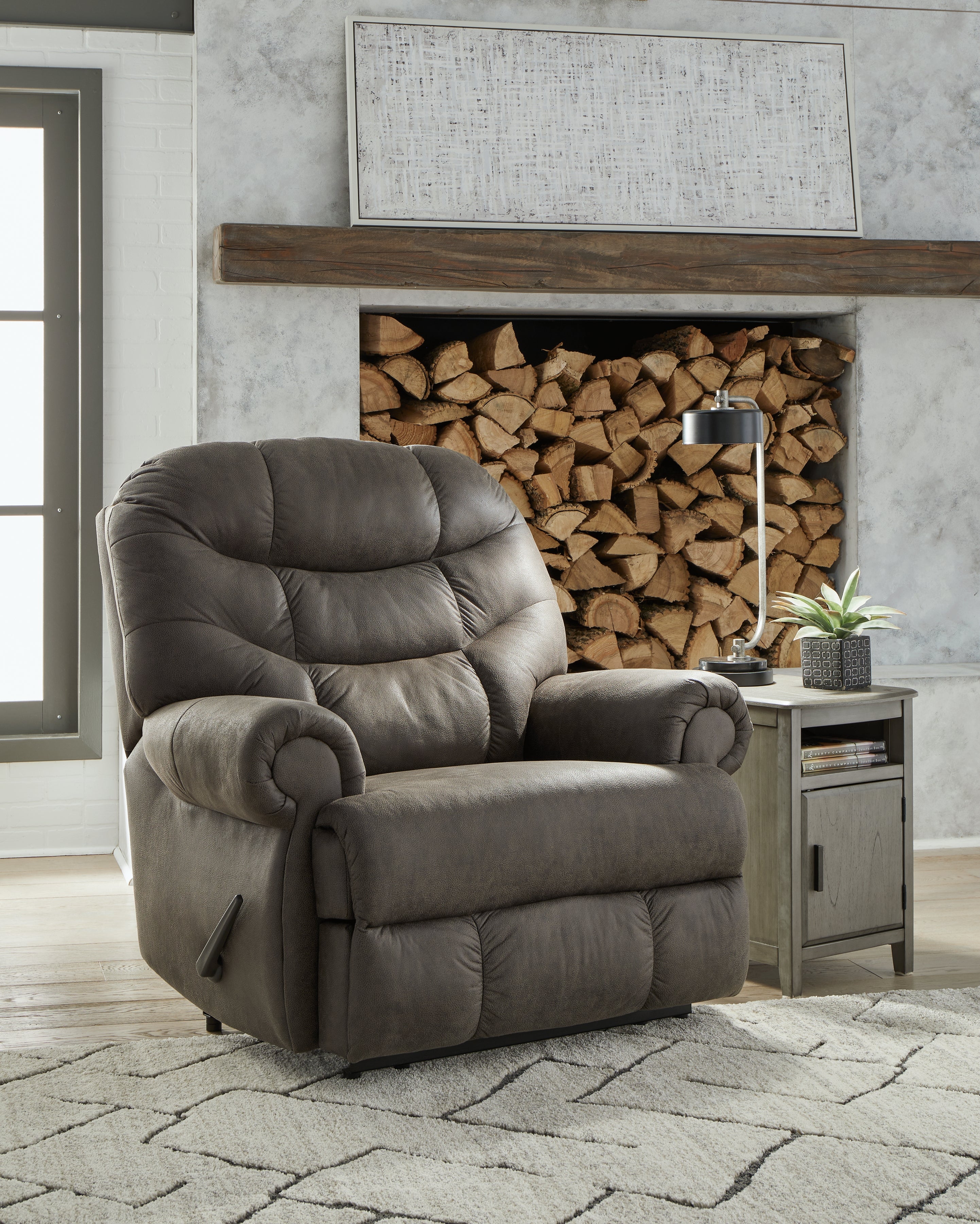 Diamond Furniture - Ashley Furniture - Camera Time Recliner - Zero Wall Recliner - 6570729