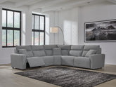 Diamond Furniture - Ashley Furniture - ModMax II 5-Piece Power Reclining Sectional - 5-Piece Power Reclining Sectional - 65906S8