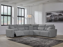 Diamond Furniture - Ashley Furniture - ModMax II 5-Piece Power Reclining Sectional - 5-Piece Power Reclining Sectional - 65906S8