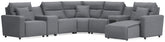 Diamond Furniture - Ashley Furniture - Modmax II 7-Piece Power Reclining Sectional with Chaise and Audio System - 7-Piece Power Reclining Sectional with Chaise and Audio System - 65906S45